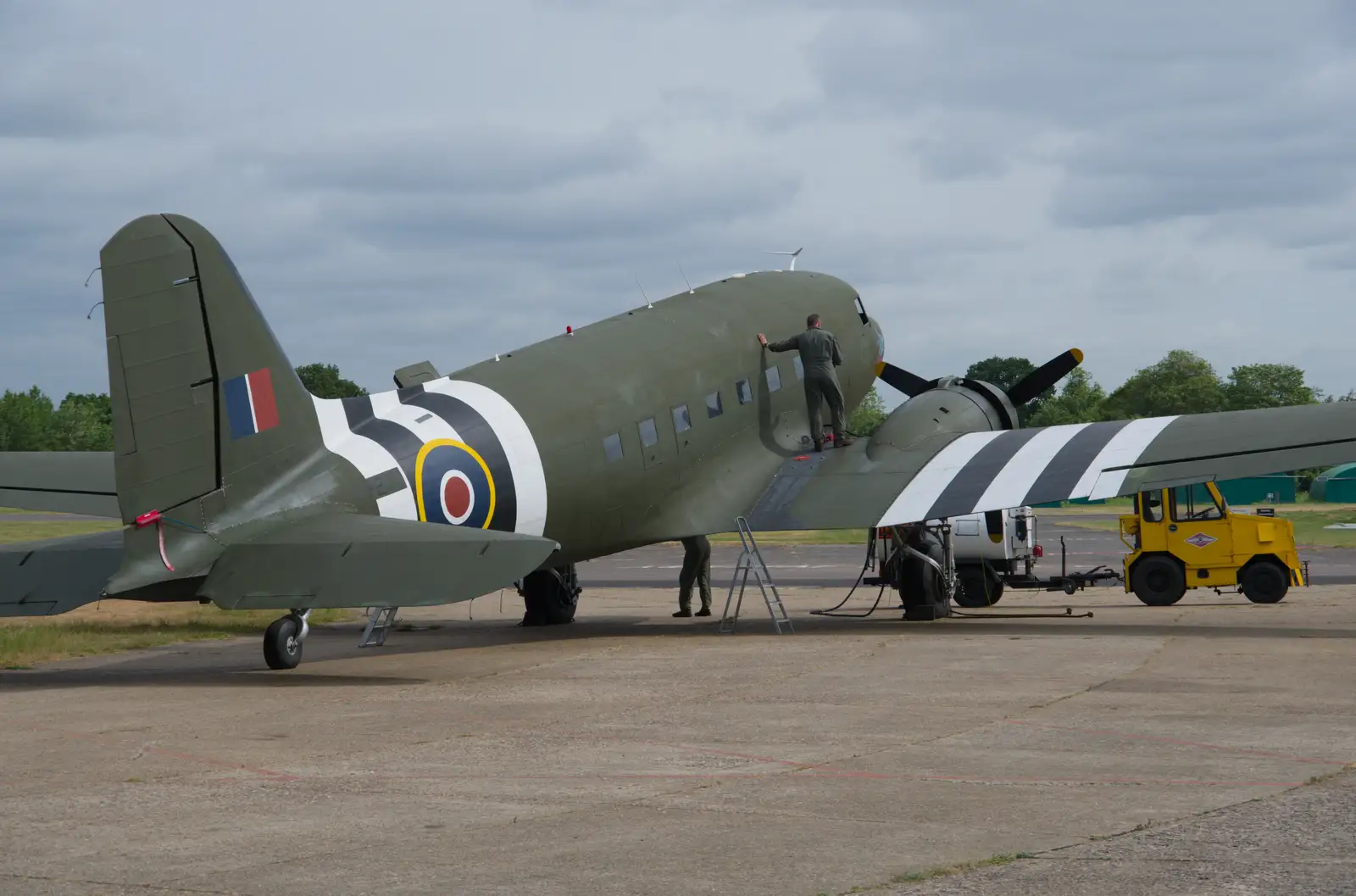 Pegasus is nearly ready to fly, from Flying to Cherbourg on a C-47 Dakota, Normandy, France - 1st June 2026