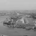 London City Airport from about 1500 feet, Flying to Cherbourg on a C-47 Dakota, Normandy, France - 1st June 2026