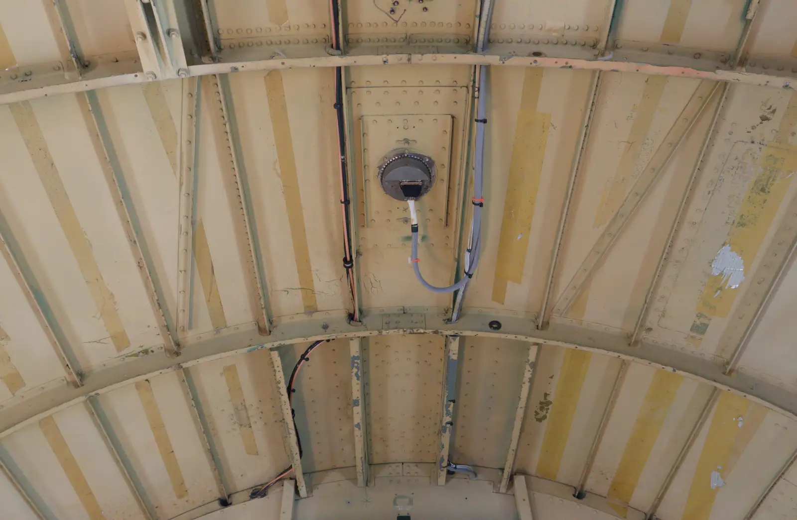 Wiring for the navigation light, from Flying to Cherbourg on a C-47 Dakota, Normandy, France - 1st June 2026
