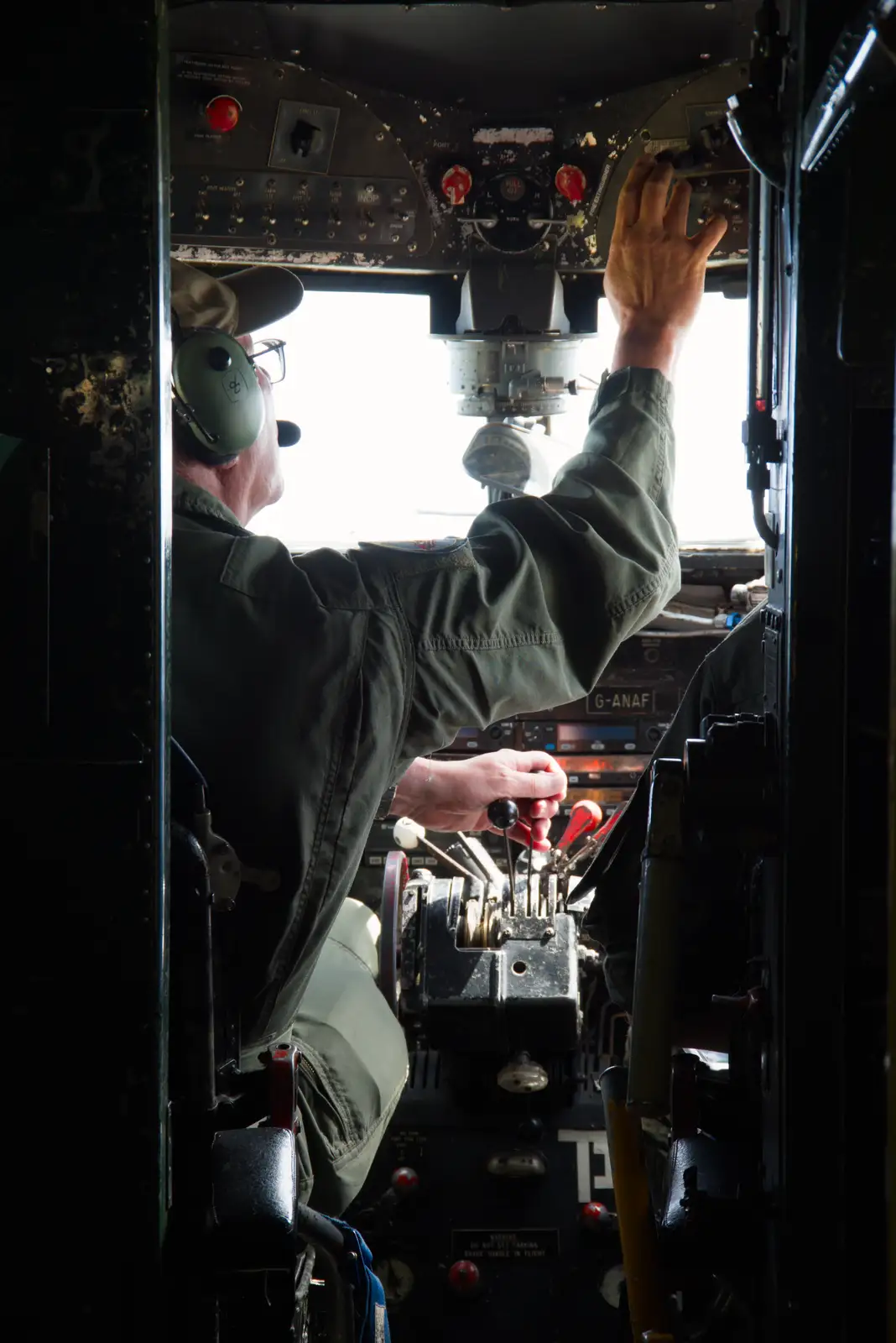 Peter Kuypers the pilot, from Flying to Cherbourg on a C-47 Dakota, Normandy, France - 1st June 2026