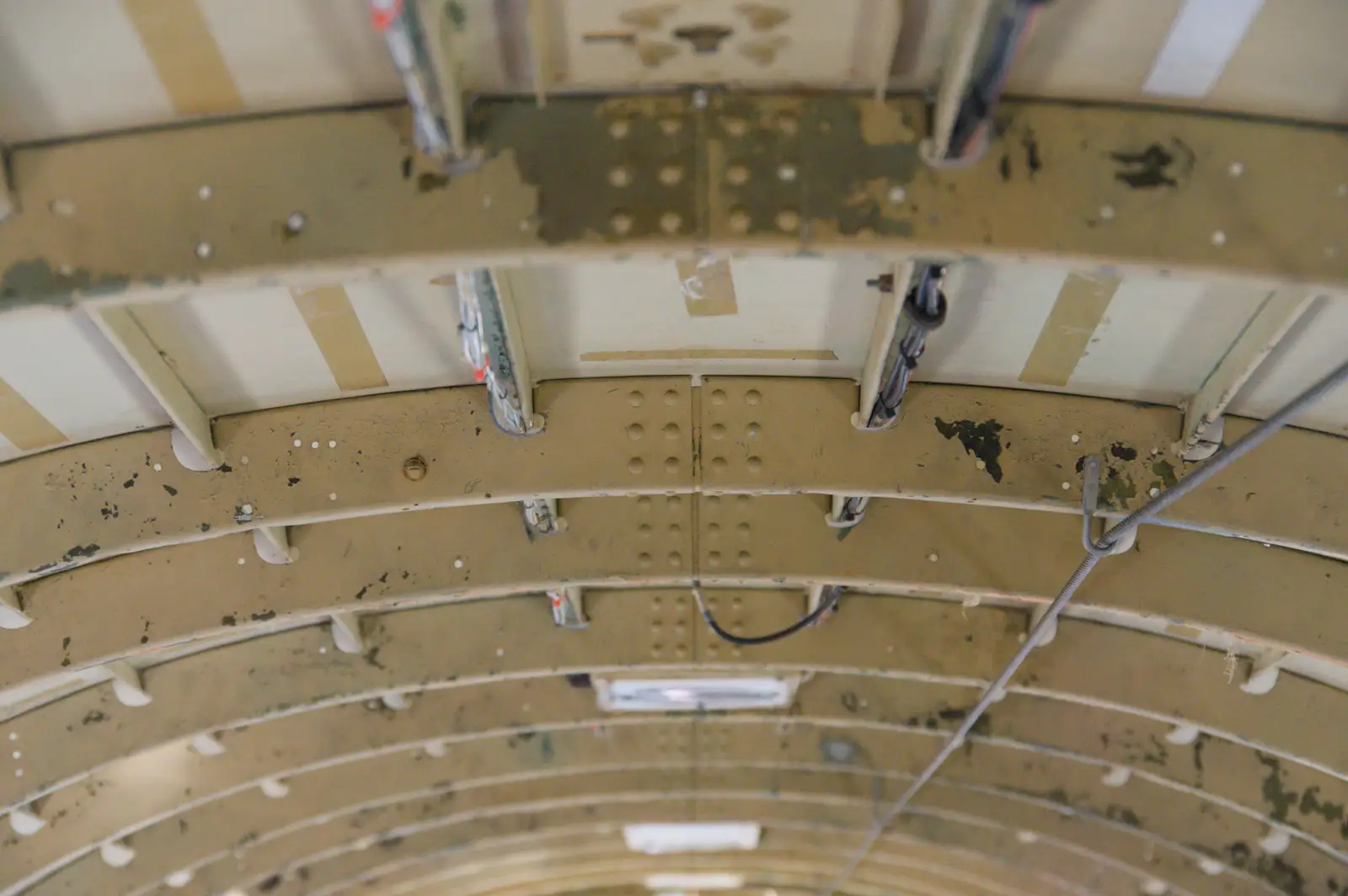 The Dakota's structural fuselage frames, from Flying to Cherbourg on a C-47 Dakota, Normandy, France - 1st June 2026