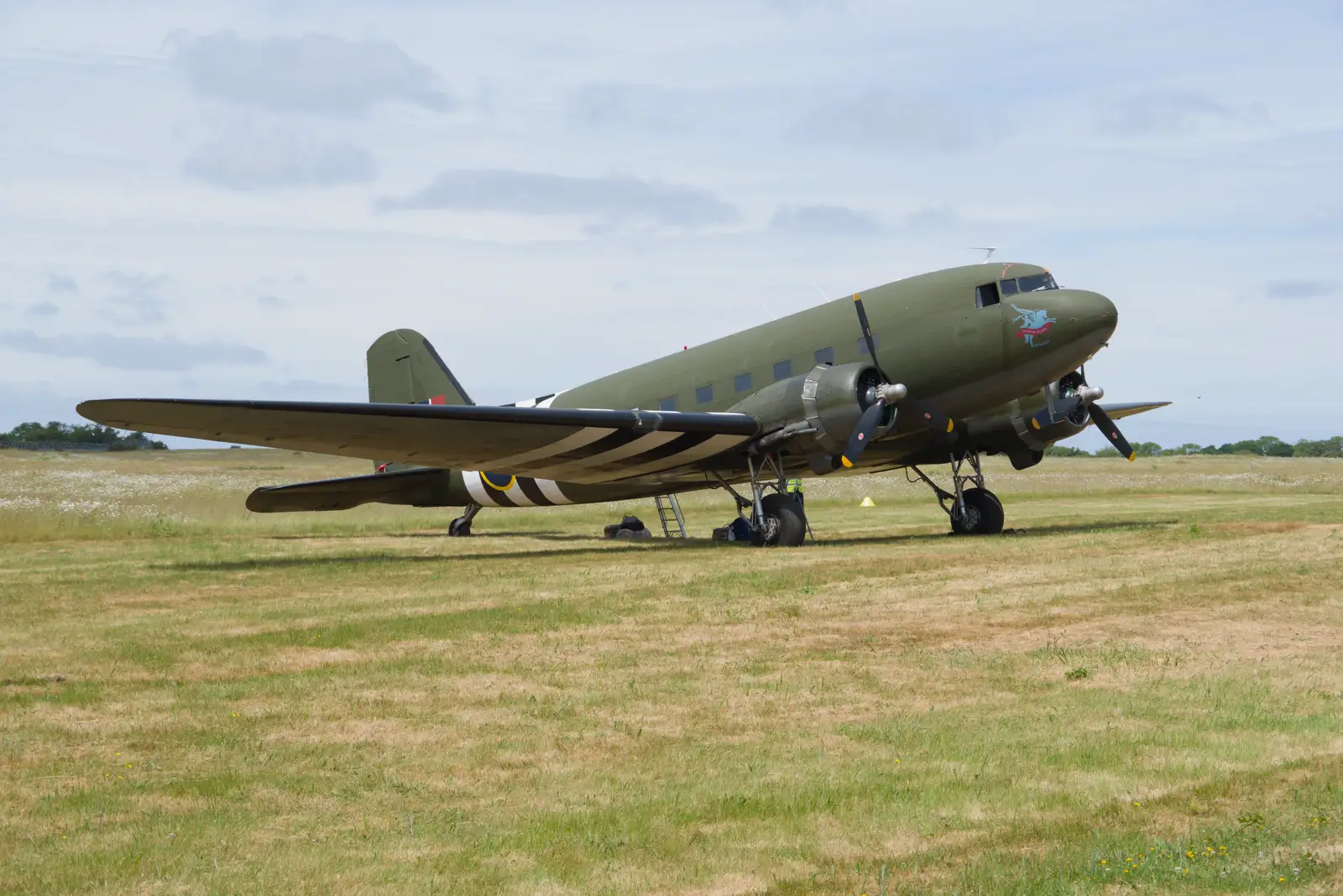 Pegasus at Cherbourg, from Flying to Cherbourg on a C-47 Dakota, Normandy, France - 1st June 2026
