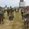 The next batch of paratroopers hangs around, Flying to Cherbourg on a C-47 Dakota, Normandy, France - 1st June 2026