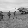 The parachutists march to Drag Em Oot, Flying to Cherbourg on a C-47 Dakota, Normandy, France - 1st June 2026