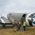 The last few parachutists are loaded on, Flying to Cherbourg on a C-47 Dakota, Normandy, France - 1st June 2026