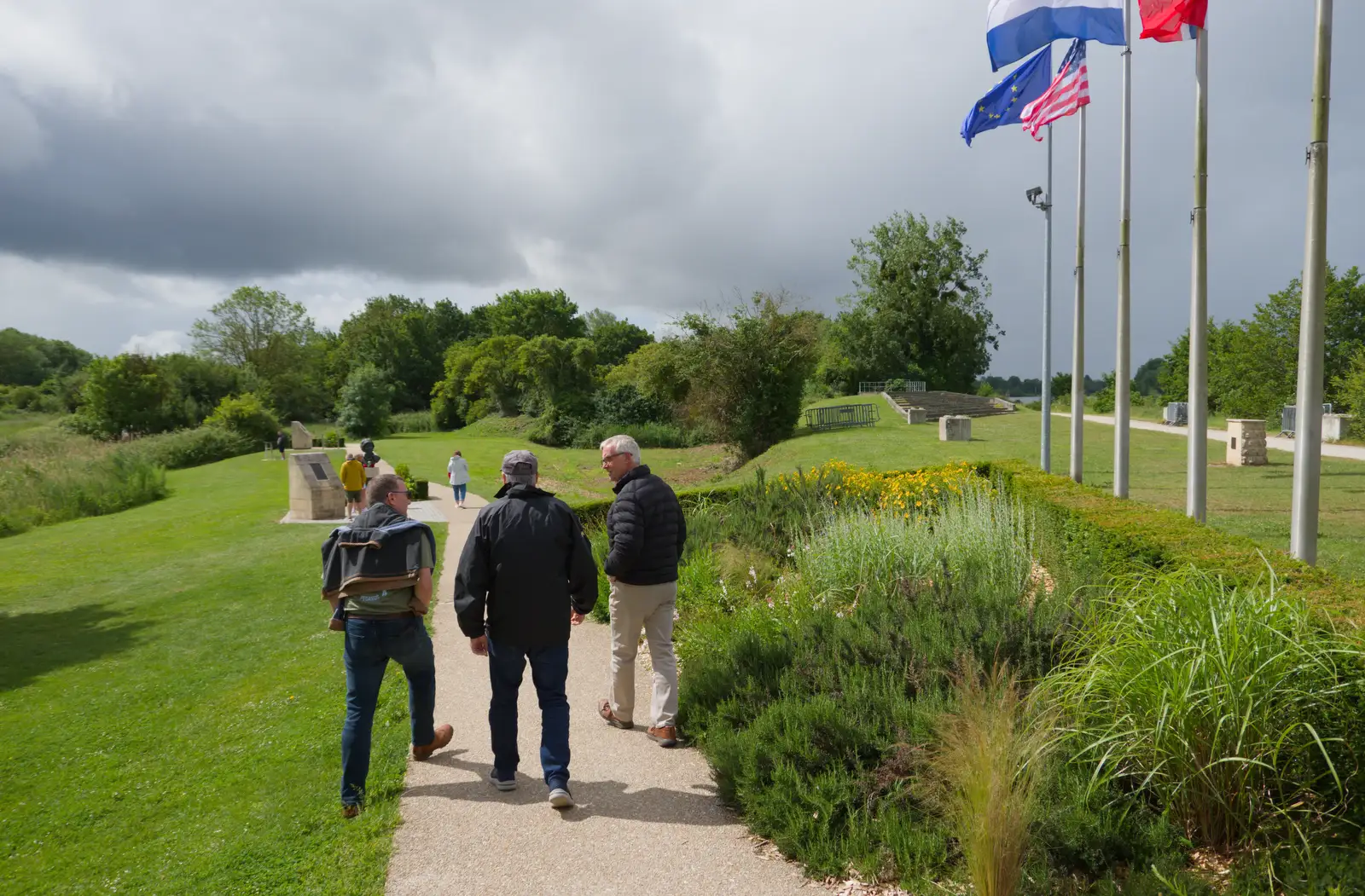 We head off to look at the memorials, from Pegasus Bridge, the British Memorial and Arromaches, Normandy - 2nd June 2026