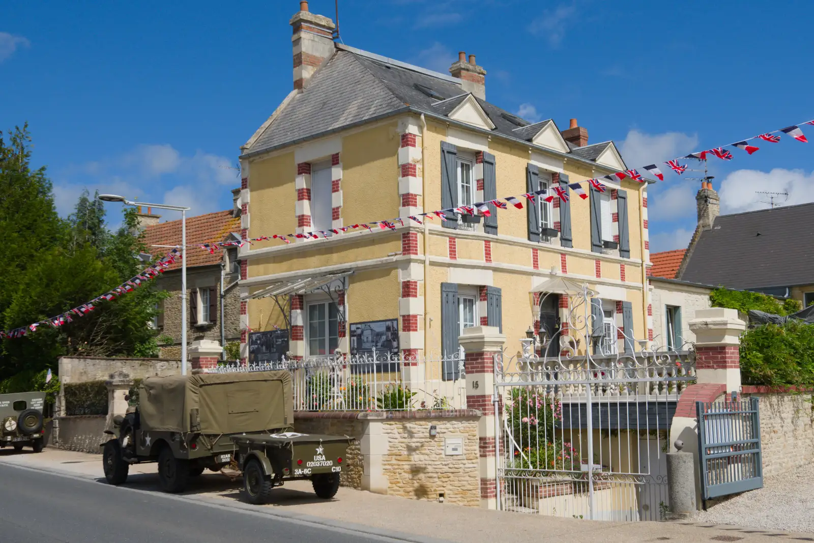 A very-French house, from Pegasus Bridge, the British Memorial and Arromaches, Normandy - 2nd June 2026