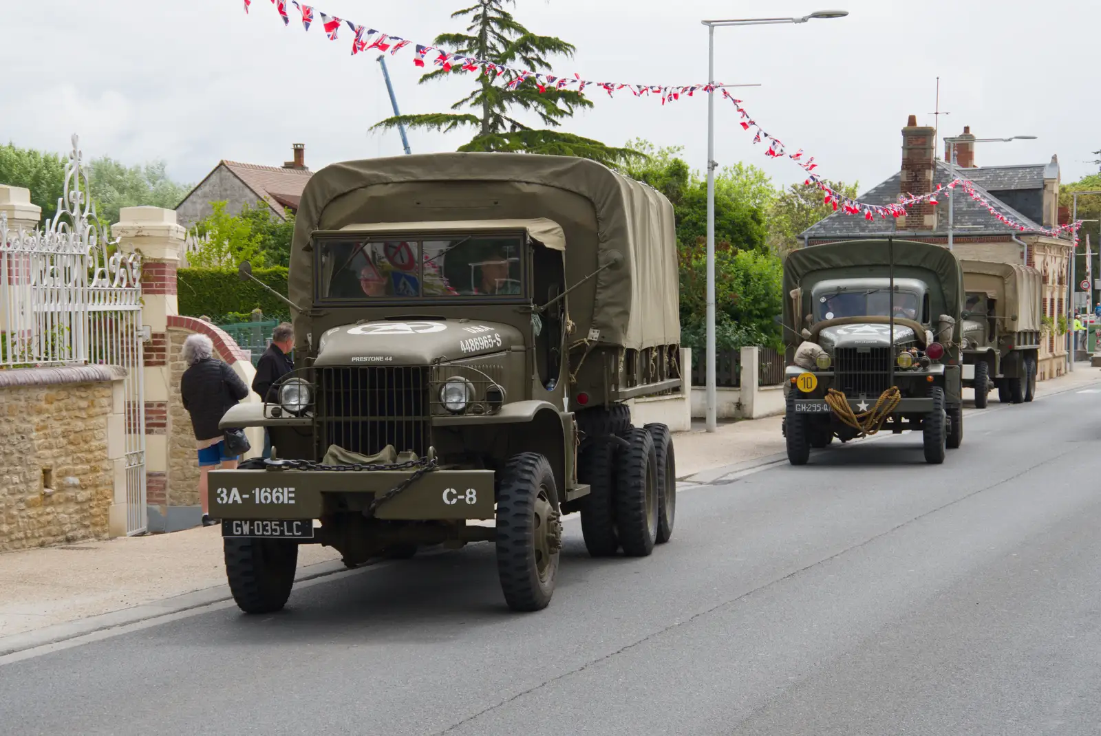 The convoy departs, from Pegasus Bridge, the British Memorial and Arromaches, Normandy - 2nd June 2026