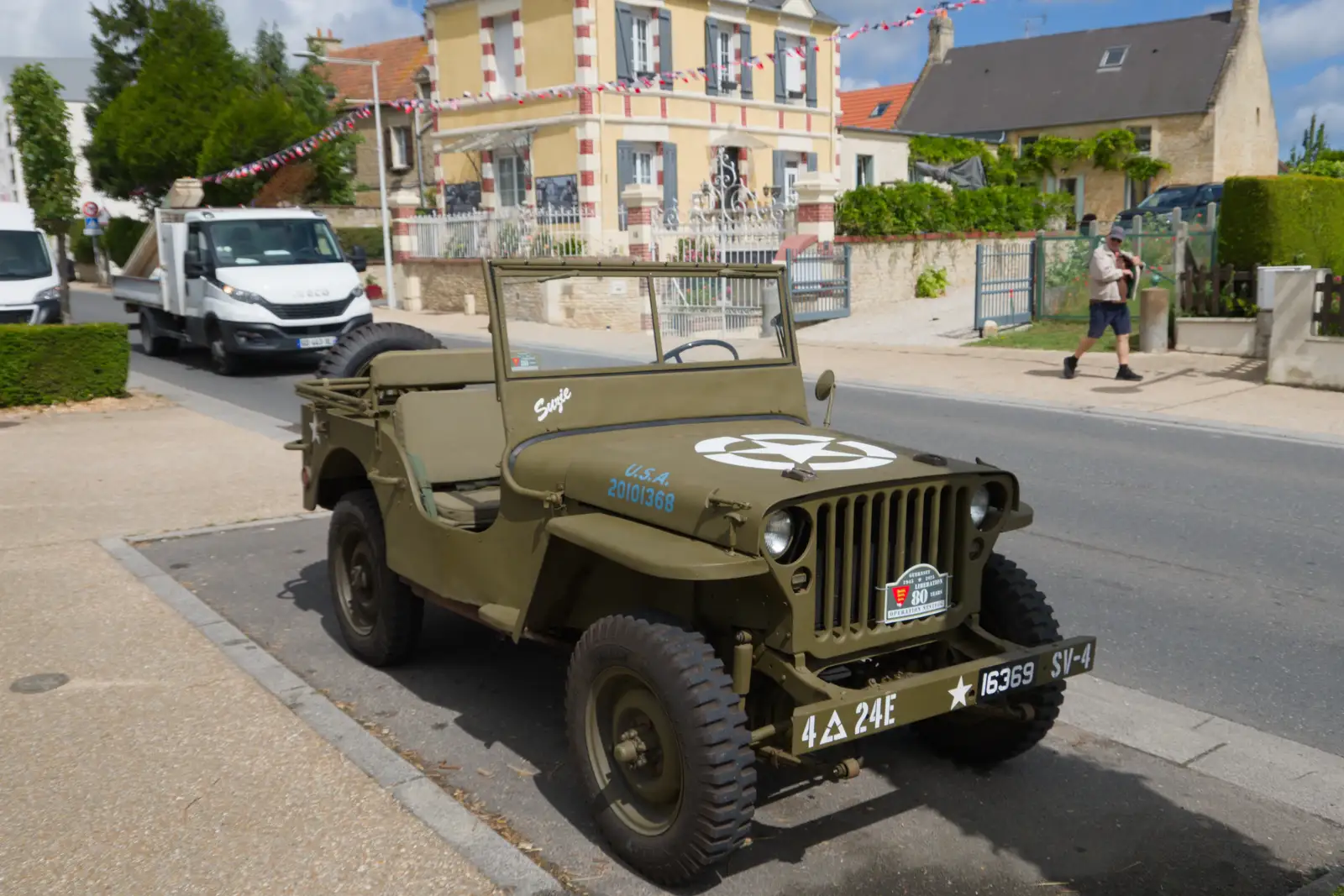 A Willys jeep called Suzie, from Pegasus Bridge, the British Memorial and Arromaches, Normandy - 2nd June 2026