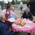 Ham and cheese baguettes are brought out, Pegasus Bridge, the British Memorial and Arromaches, Normandy - 2nd June 2026
