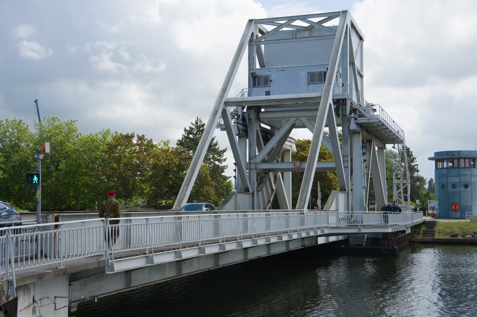 The 1994 version of Pegasus Bridge, from Pegasus Bridge, the British Memorial and Arromaches, Normandy - 2nd June 2026