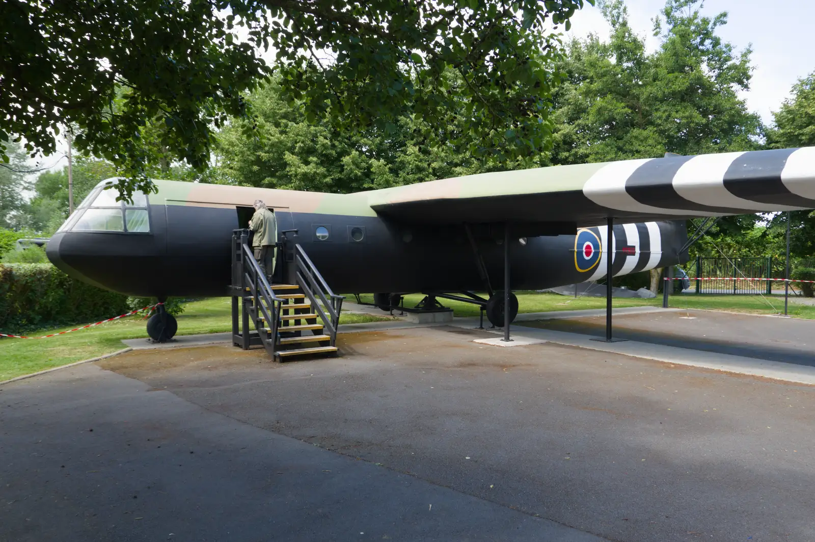 A replica of a Horsa glider, from Pegasus Bridge, the British Memorial and Arromaches, Normandy - 2nd June 2026