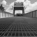 The lattice ironwork of Pegasus Bridge, Pegasus Bridge, the British Memorial and Arromaches, Normandy - 2nd June 2026