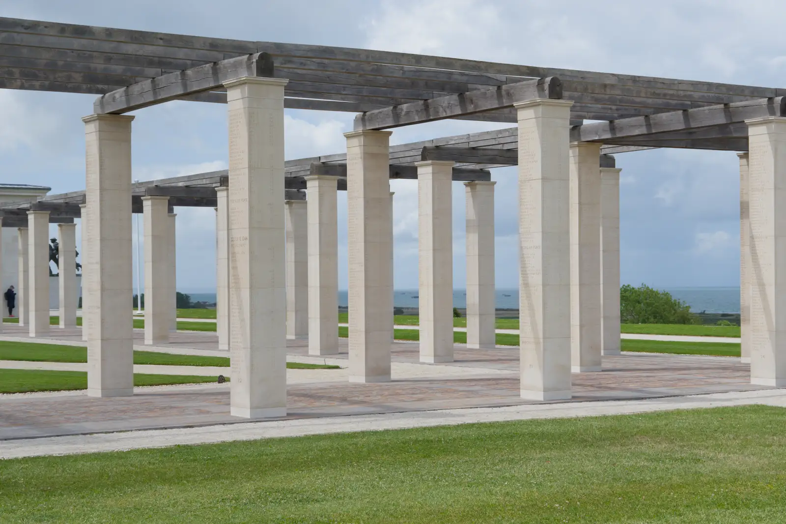 The British Normandy Memorial near Ver-sur-Mer, from Pegasus Bridge, the British Memorial and Arromaches, Normandy - 2nd June 2026