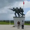 David Williams-Ellis's sculptural centre-piece, Pegasus Bridge, the British Memorial and Arromaches, Normandy - 2nd June 2026
