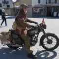 Clive's mate is ready to ride off, Pegasus Bridge, the British Memorial and Arromaches, Normandy - 2nd June 2026