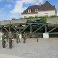The parade finishes near some giant ironwork, Pegasus Bridge, the British Memorial and Arromaches, Normandy - 2nd June 2026