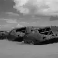 Concrete relics on the beach, Pegasus Bridge, the British Memorial and Arromaches, Normandy - 2nd June 2026