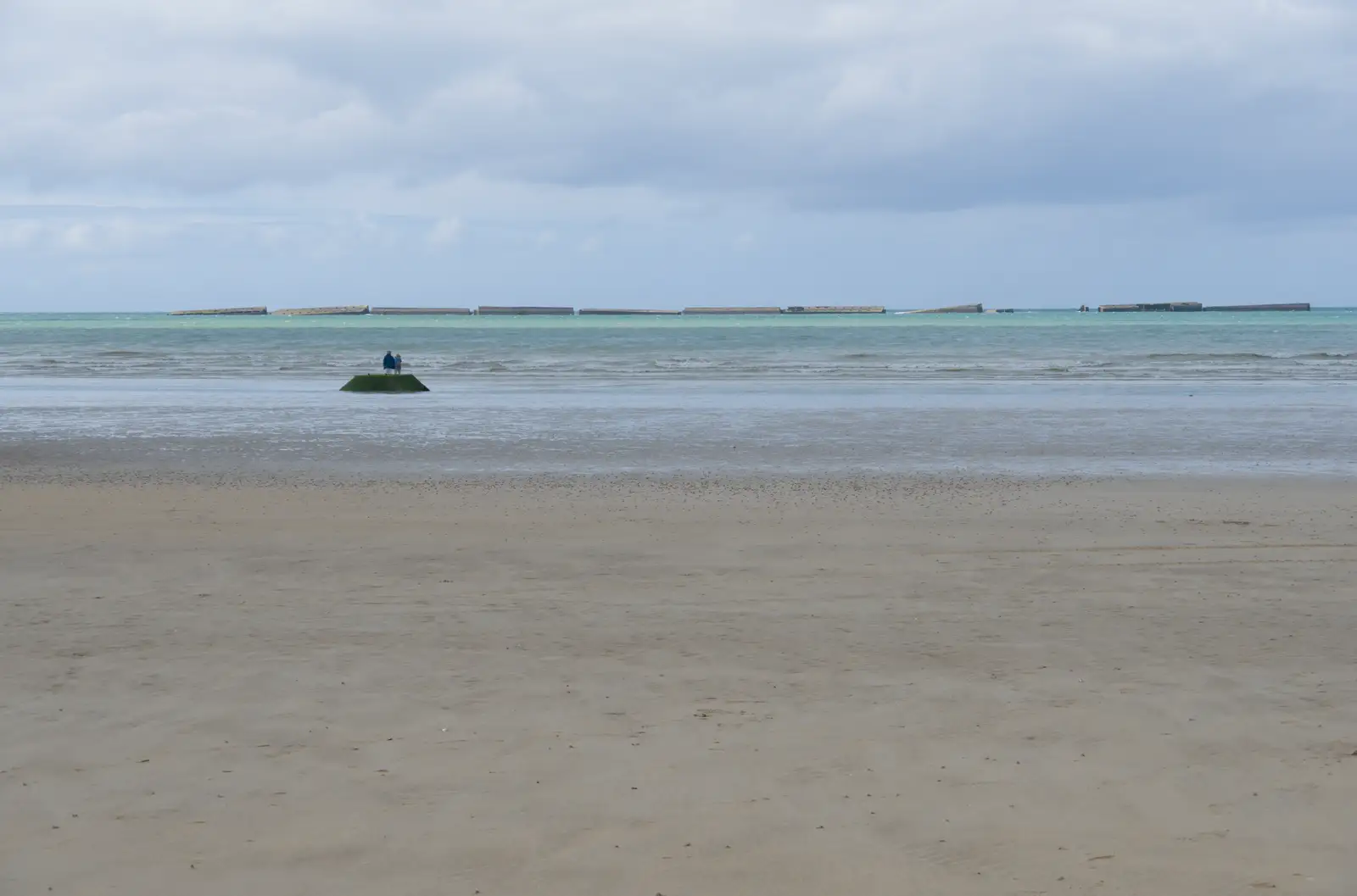 The original 1944 Mulberry Harbour is still there, from Pegasus Bridge, the British Memorial and Arromaches, Normandy - 2nd June 2026