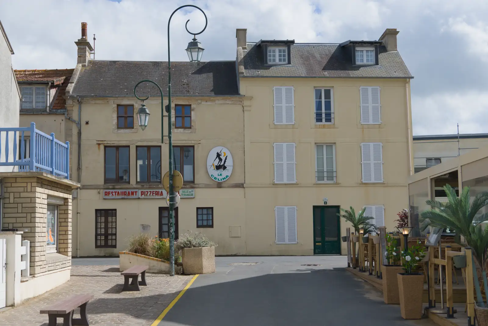 The buildings of Arromanche, from Pegasus Bridge, the British Memorial and Arromaches, Normandy - 2nd June 2026