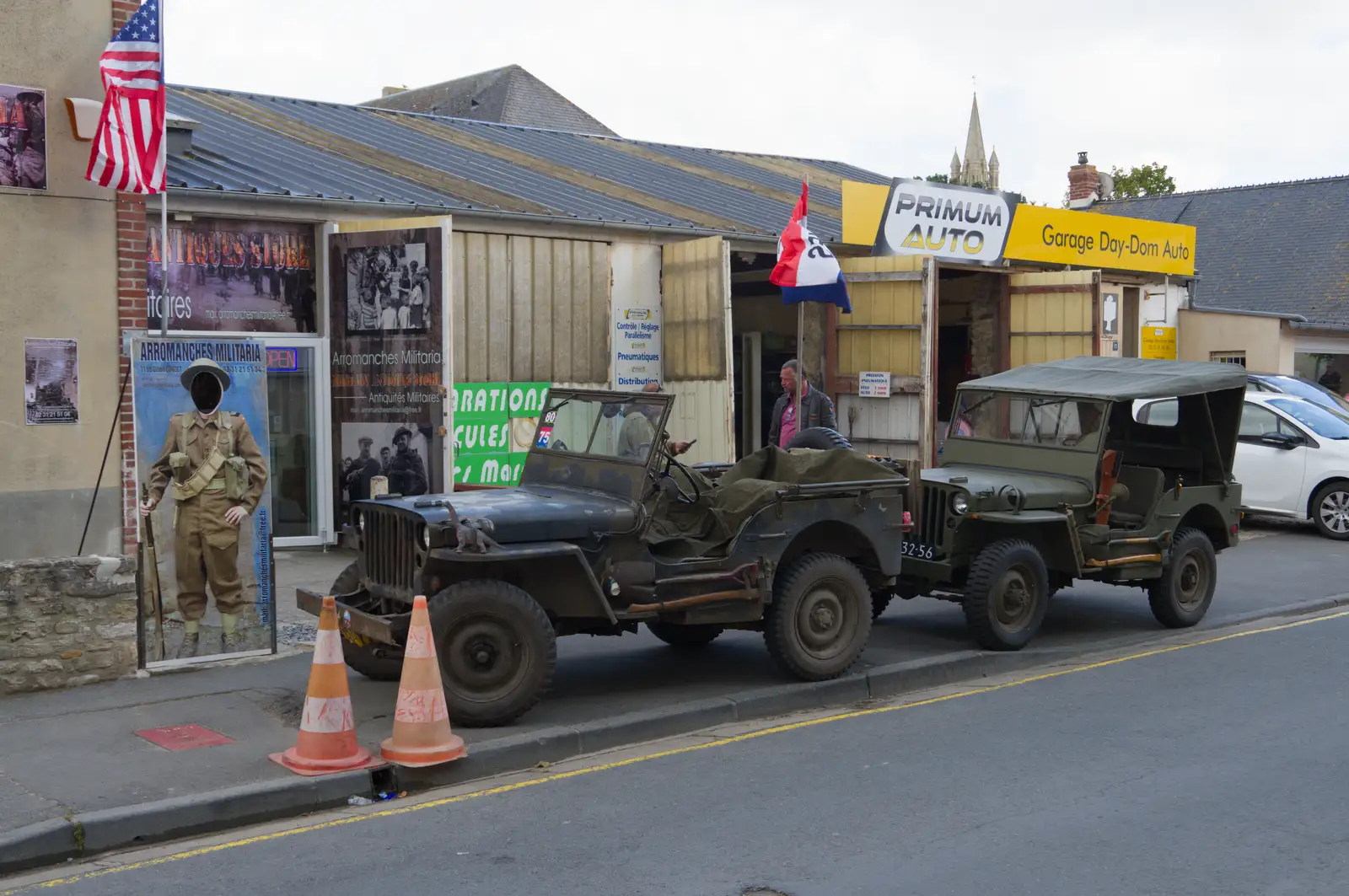 More Willys jeeps, from Pegasus Bridge, the British Memorial and Arromaches, Normandy - 2nd June 2026