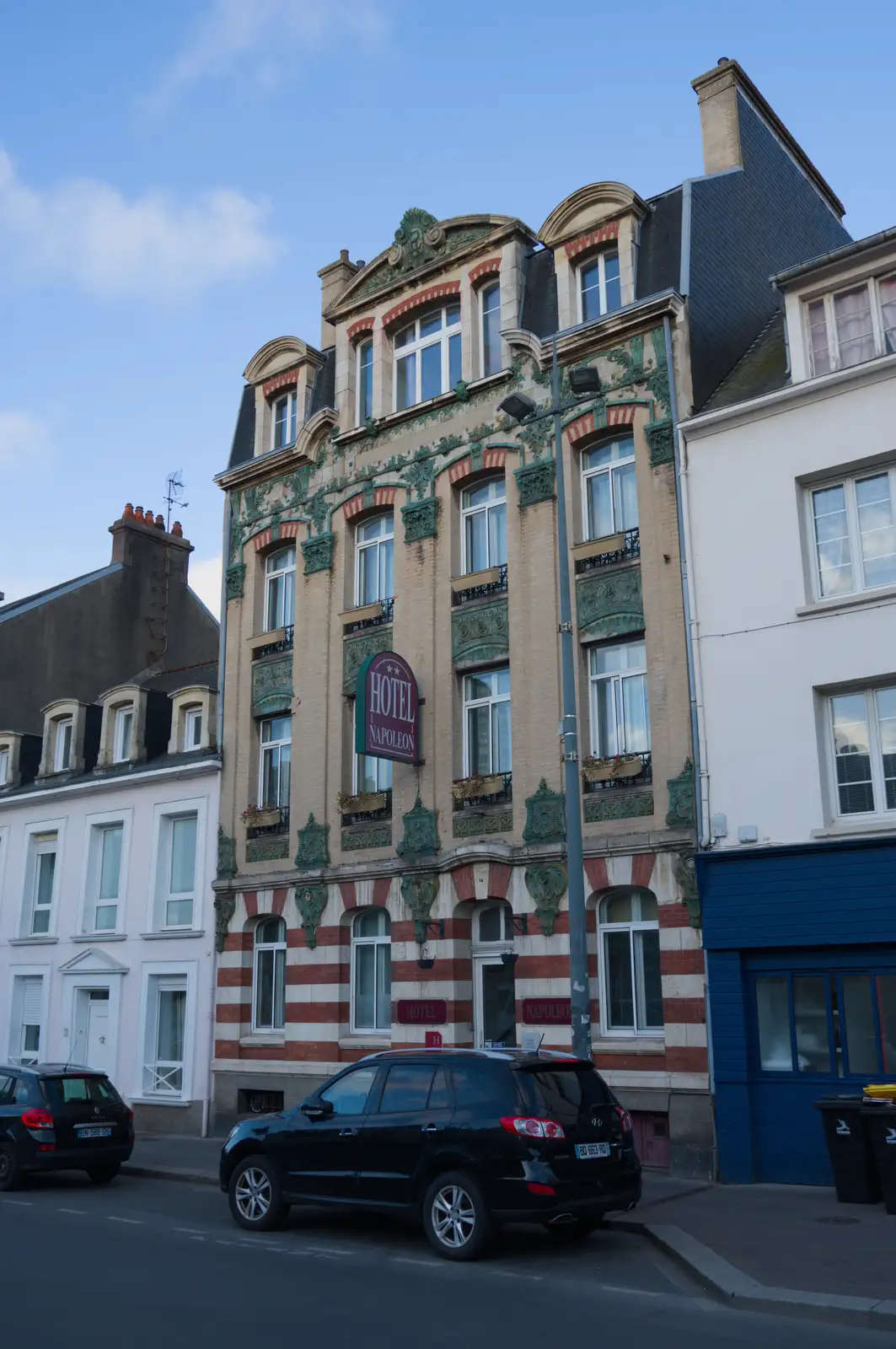 The fancy Hotel Napoleon, from Pegasus Bridge, the British Memorial and Arromaches, Normandy - 2nd June 2026