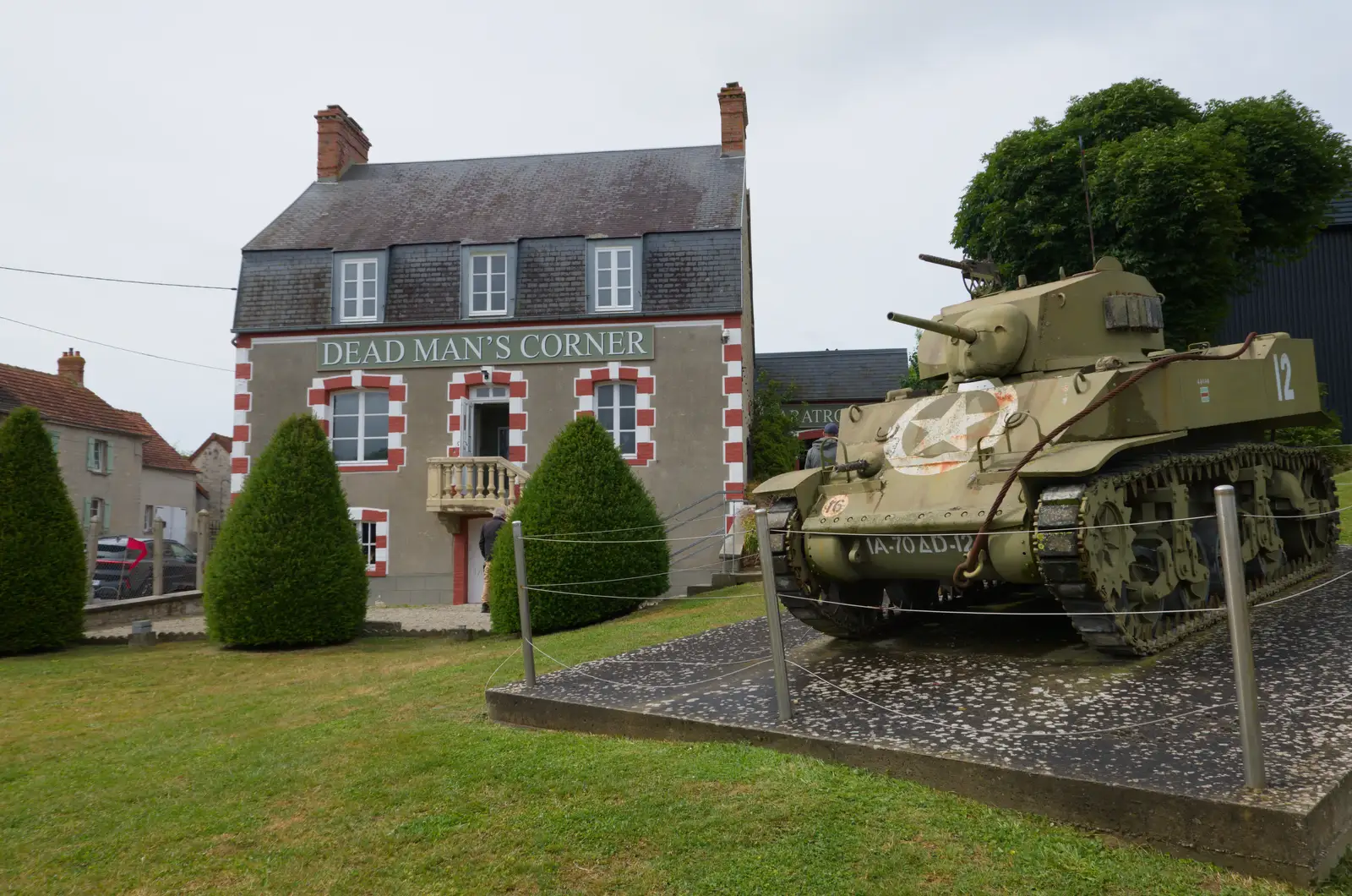 The famous Dead Man's Corner, from Sainte-Mère-Élgise and Saint-Côme-du-Mont, Normandy, France - 3rd June 2026
