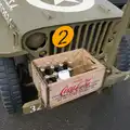 A jeep has a crate of Coca-Cola bottles on the front, Sainte-Mère-Élgise and Saint-Côme-du-Mont, Normandy, France - 3rd June 2026