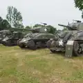 Lots of Sherman tanks in a row, Sainte-Mère-Élgise and Saint-Côme-du-Mont, Normandy, France - 3rd June 2026