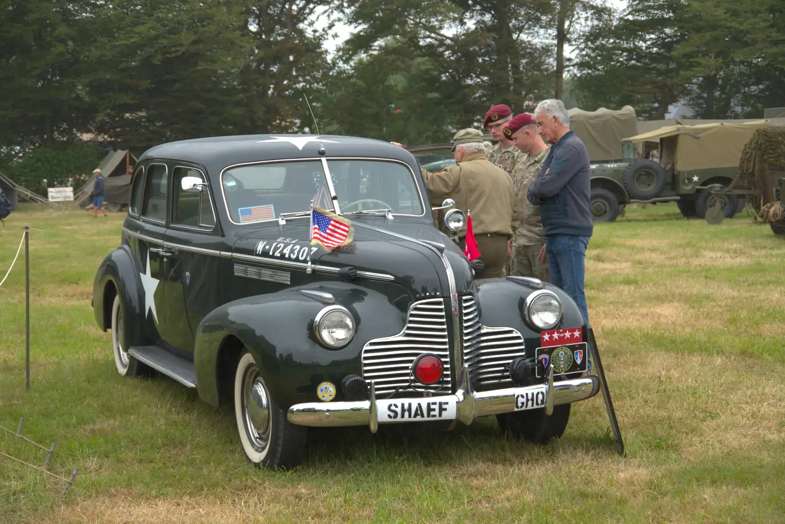 A four-star general's staff car, from Sainte-Mère-Élgise and Saint-Côme-du-Mont, Normandy, France - 3rd June 2026