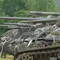 Sherman tanks, each with a different muzzle, Sainte-Mère-Élgise and Saint-Côme-du-Mont, Normandy, France - 3rd June 2026