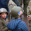 Small boys in GI helmets, Sainte-Mère-Élgise and Saint-Côme-du-Mont, Normandy, France - 3rd June 2026