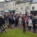 The milling throngs in St. Mère Église, Sainte-Mère-Élgise and Saint-Côme-du-Mont, Normandy, France - 3rd June 2026
