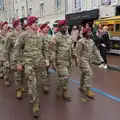 The 82nd Airbone marches off, Sainte-Mère-Élgise and Saint-Côme-du-Mont, Normandy, France - 3rd June 2026