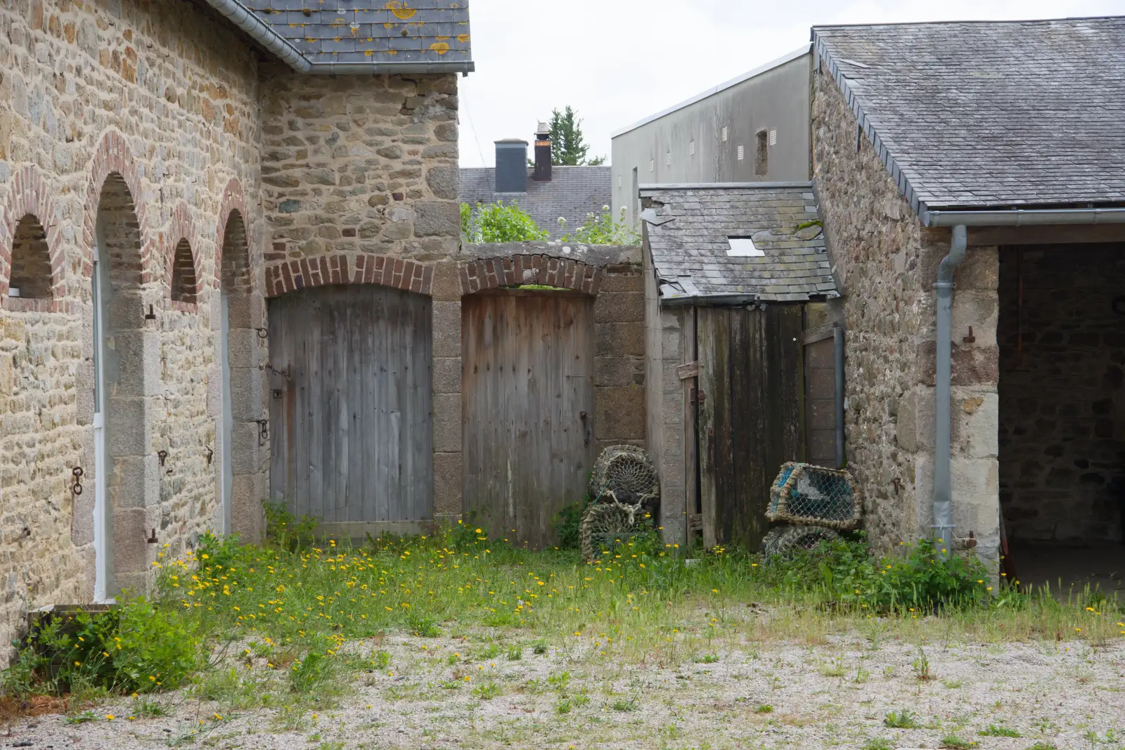 Abandoned lobster pots, from Quettehou, Sainte-Marie-du-Mont and the D-Day Museum, Utah Beach - 4th June 2026