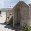 A concrete sentry post, Quettehou, Sainte-Marie-du-Mont and the D-Day Museum, Utah Beach - 4th June 2026