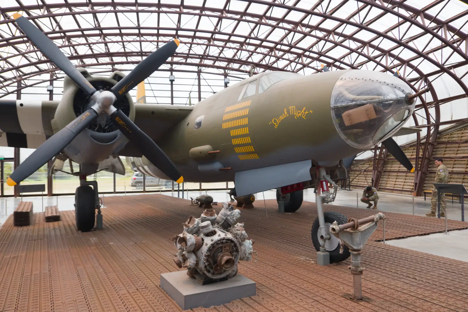 A rare B-26 Marauder, from Quettehou, Sainte-Marie-du-Mont and the D-Day Museum, Utah Beach - 4th June 2026