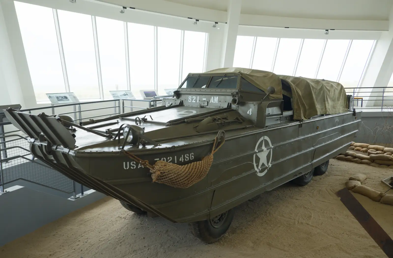 An amphibious DUKW, or Duck, from Quettehou, Sainte-Marie-du-Mont and the D-Day Museum, Utah Beach - 4th June 2026