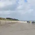 Walkers on the windswept beach, Quettehou, Sainte-Marie-du-Mont and the D-Day Museum, Utah Beach - 4th June 2026
