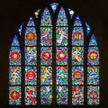 An unusually-short but impressive nave window, Quettehou, Sainte-Marie-du-Mont and the D-Day Museum, Utah Beach - 4th June 2026