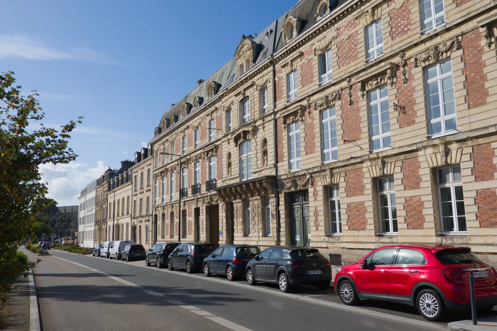 Fancy buildings on Place Napoléon, from A D-Day Veteran's Dakota Flight, Cherbourg, Normandy - 5th June 2026