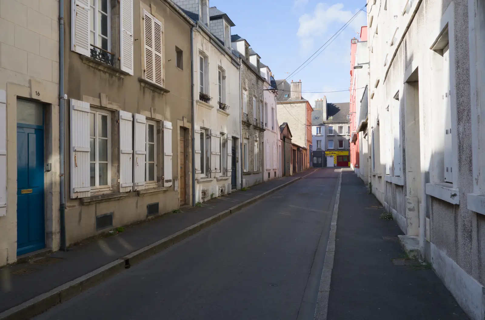 The back streets of Rue Auvray, from A D-Day Veteran's Dakota Flight, Cherbourg, Normandy - 5th June 2026