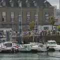 A herd of cruise-ship tourists roams around, A D-Day Veteran's Dakota Flight, Cherbourg, Normandy - 5th June 2026