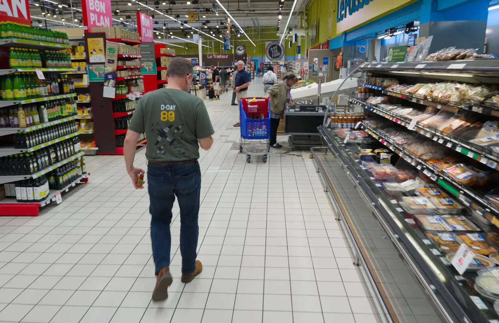 Clive in Carrefour, from A D-Day Veteran's Dakota Flight, Cherbourg, Normandy - 5th June 2026