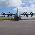 The Montana ANG C-130 and its eight-blade props, A D-Day Veteran's Dakota Flight, Cherbourg, Normandy - 5th June 2026