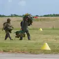 Parachute D-bags are hauled off, A D-Day Veteran's Dakota Flight, Cherbourg, Normandy - 5th June 2026