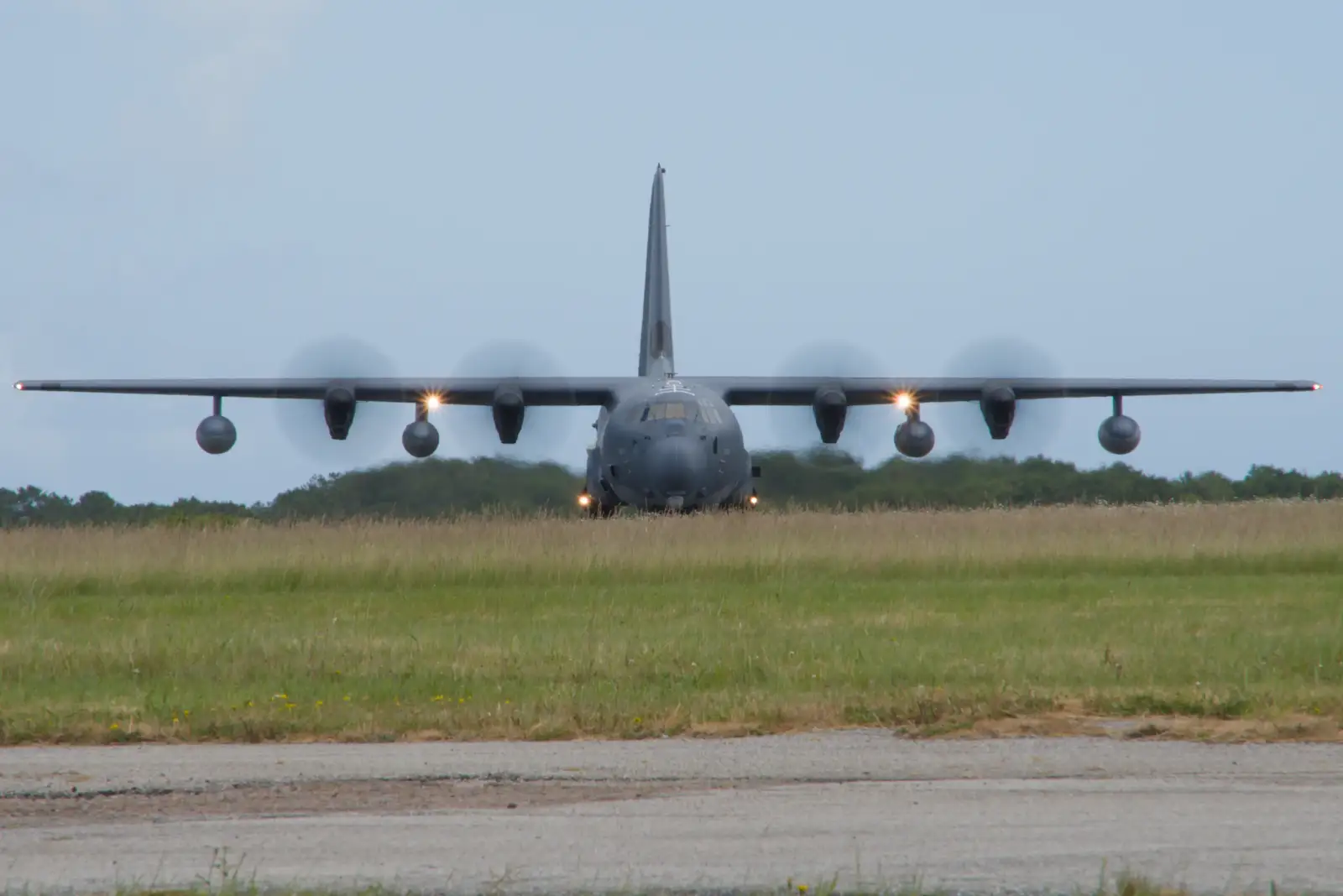 A Hercules taxis around, from A D-Day Veteran's Dakota Flight, Cherbourg, Normandy - 5th June 2026