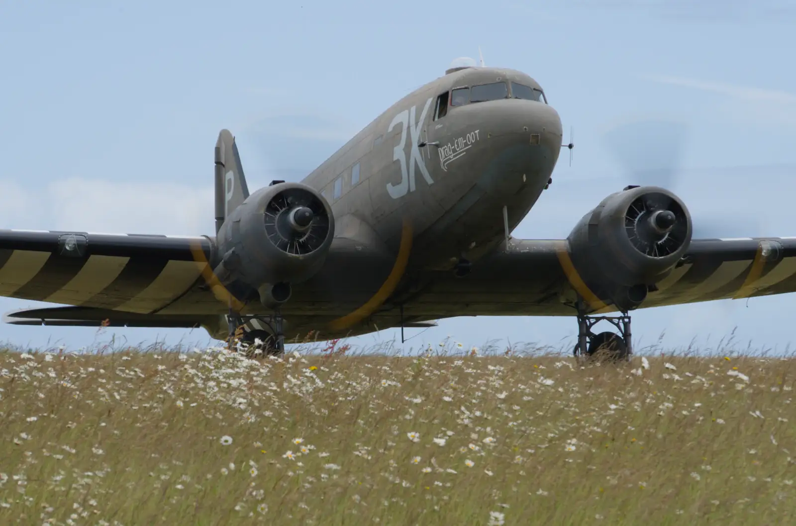 Drag 'em Oot with engines running, from A D-Day Veteran's Dakota Flight, Cherbourg, Normandy - 5th June 2026