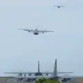 A once-in-a-lifetime shot of five Hercules, A D-Day Veteran's Dakota Flight, Cherbourg, Normandy - 5th June 2026