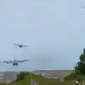 The final three US Hercules take off from Cherbourg, A D-Day Veteran's Dakota Flight, Cherbourg, Normandy - 5th June 2026